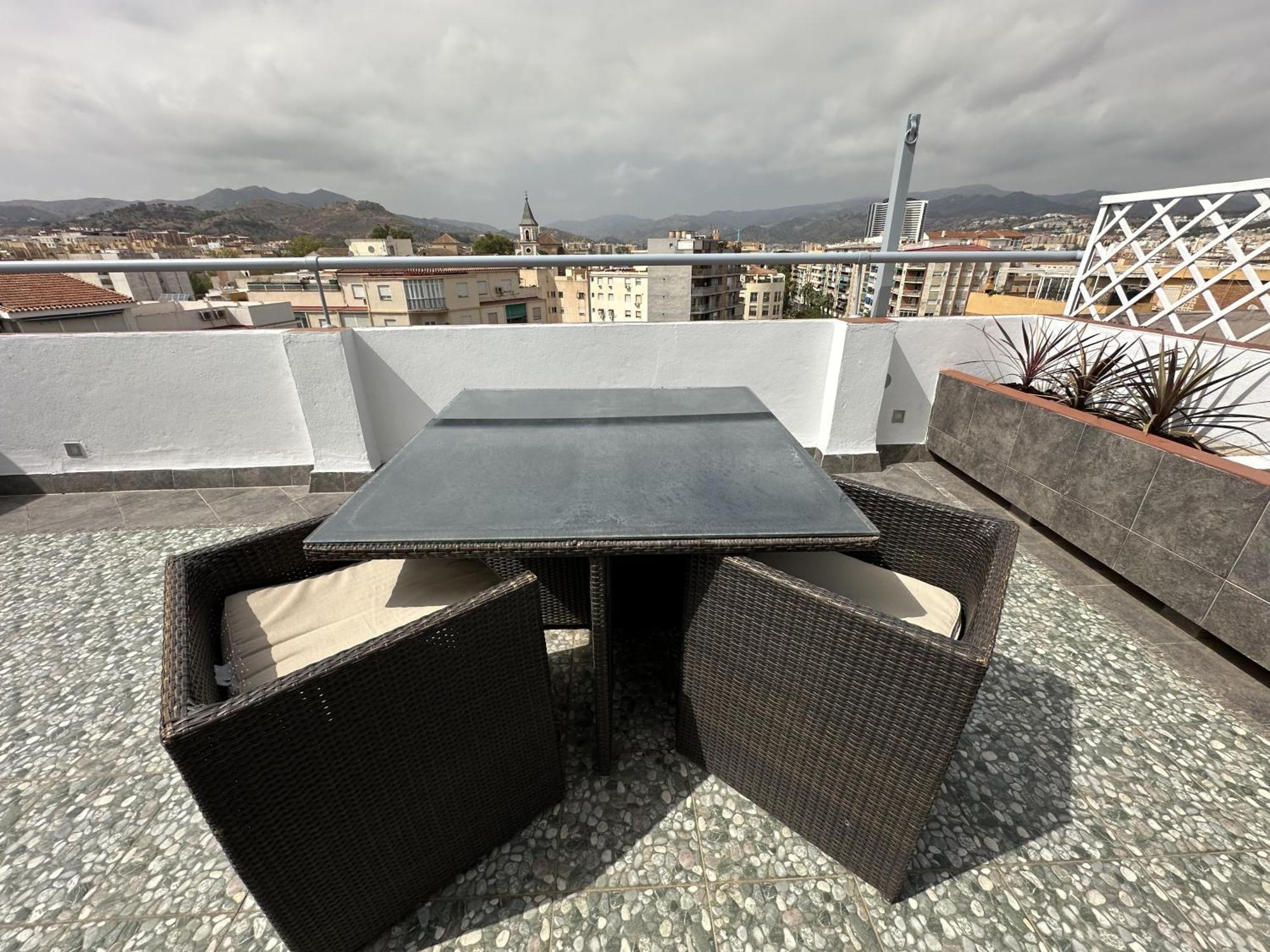 Atico Plaza Bailen Malaga Centro Appartement Buitenkant foto