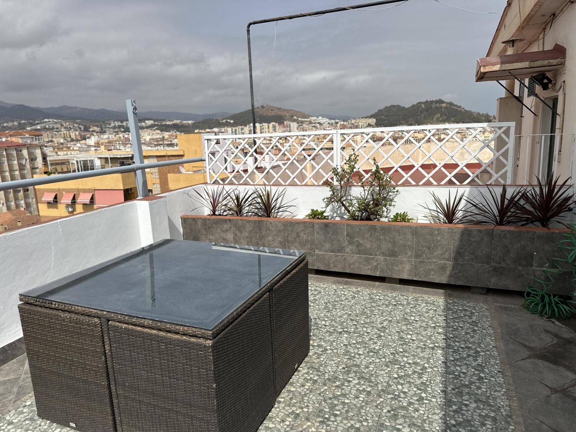 Atico Plaza Bailen Malaga Centro Appartement Buitenkant foto